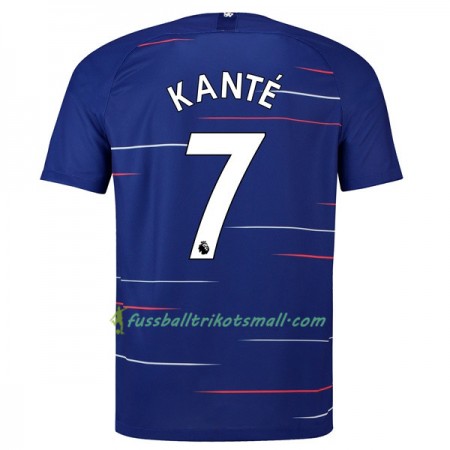 Günstige Fußballtrikots Chelsea Kante 7 2018-2019 Kurzarm Heimtrikotsatz kaufen
